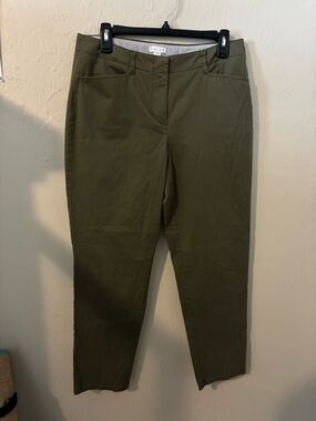 J. Jill Olive Straight Leg Pants